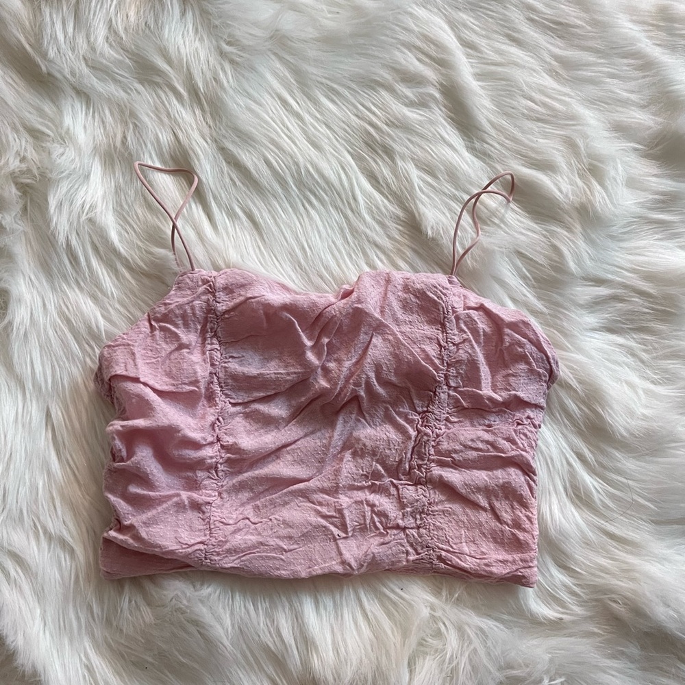 Light pink top